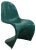 Green Stacking Chair by Verner Panton for Herman Miller, 1960s For Sale