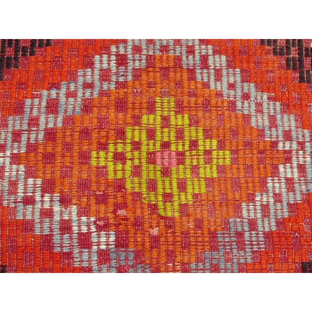 1960s Bohemian Kilim Rug - 67"x110" For Sale - Image 4 of 13