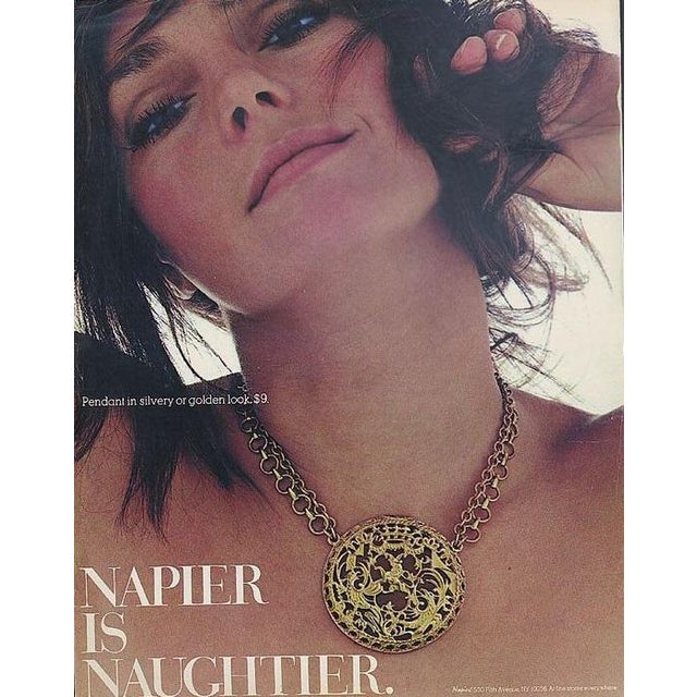 Rhodium plated 2 chain round openwork rampant lion with griffins pendant necklace with spring ring clasp. Marked...