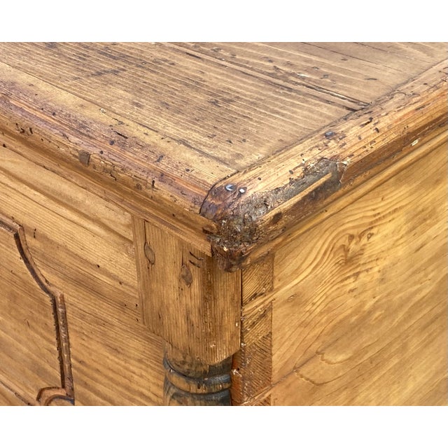 Pine Trunk or Blanket Chest, Germany For Sale - Image 14 of 15