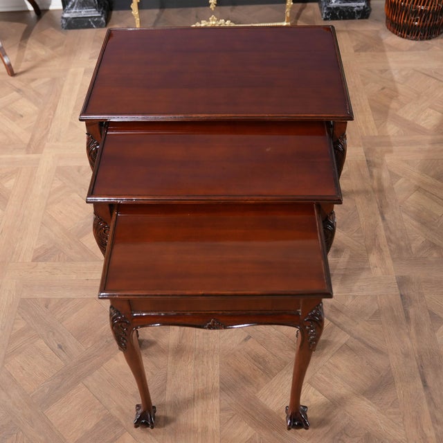 The Chippendale Nesting Table For Sale - Image 12 of 12