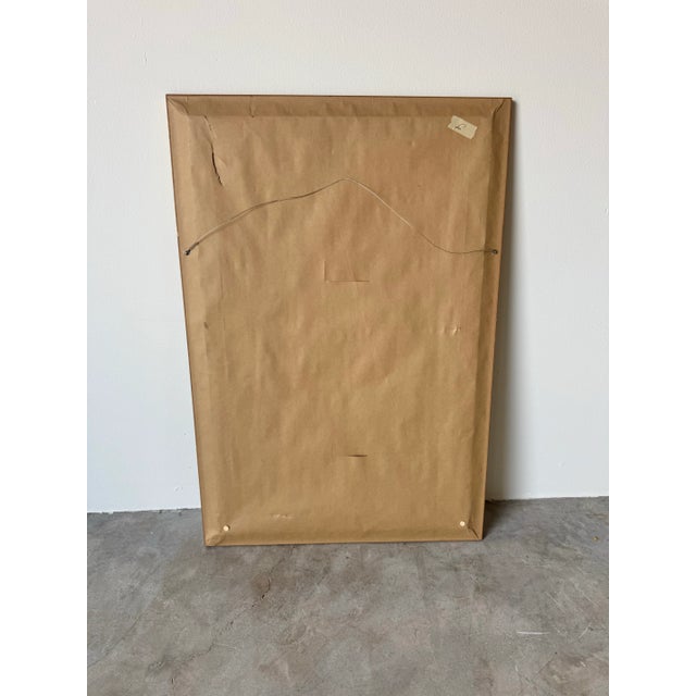 Vintage A. Vincenzi Sunflower Still Life Oil Painting, Framed/ Sold For Sale - Image 10 of 10