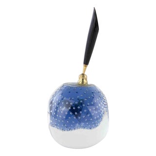 Murano Glass Pen Holder in Blue, Europe, 1970s For Sale