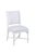 Complete your dining table with our Ella Side Chair. Crafted of white rattan, this chair comes with an off-white muslin...