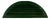 Antique Architectural Salvage Half-Round Arched Wooden Louvre in Green Paint For Sale
