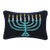 Menorah Hook Pillow 8" x 12" For Sale