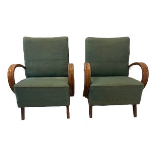 Art Deco Model C Mad-Man Relax Chairs from Jidrich Halabala, 1930s For Sale