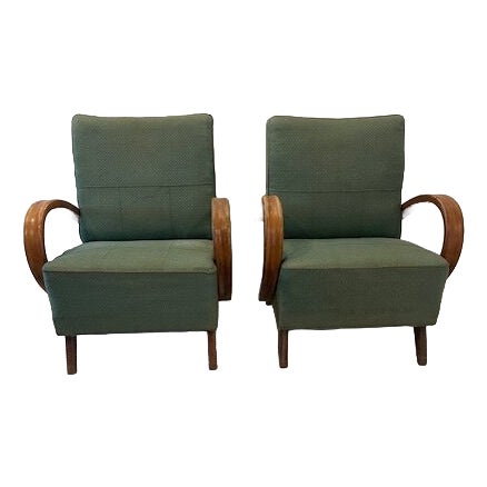 Art Deco Model C Mad-Man Relax Chairs from Jidrich Halabala, 1930s For Sale