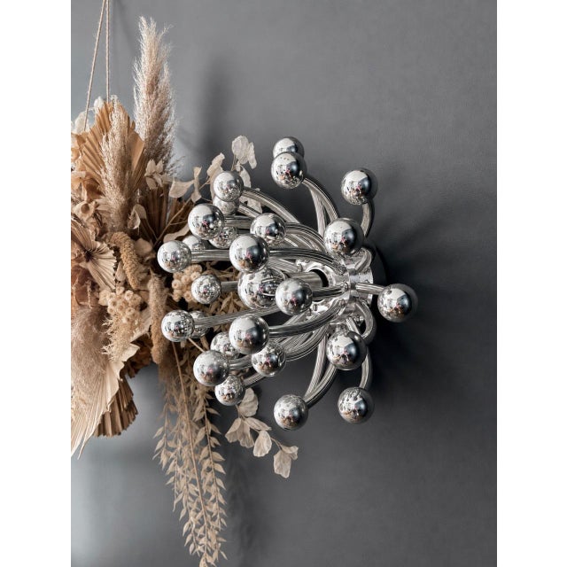 Plastic Vintage Pistillo Wall Lights by Studio Tetrarch for Valenti Luce, 1970, Set of 4 For Sale - Image 7 of 10