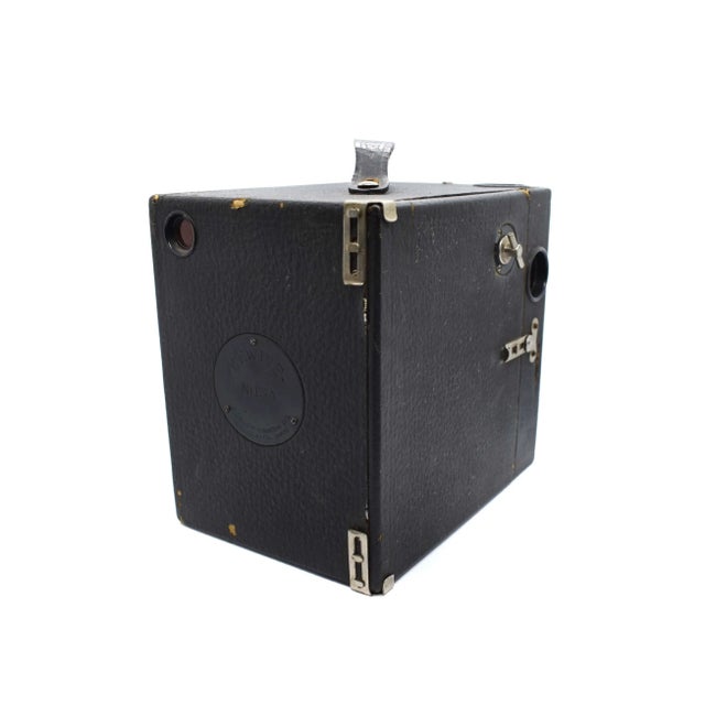 Wood Antique 1910's Conley Camera Company Kewpie No. 3a Box Camera Made in Usa For Sale - Image 7 of 11