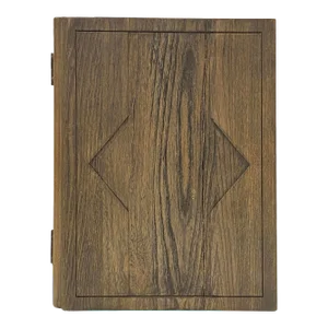 Handmade Solid Wood Book Shape Storage Box Book Jewelry