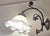 Vintage Wall Lamp with Brass Frame and White Glass Shade from Berliner Messinglampen, 1980s For Sale - Image 3 of 8