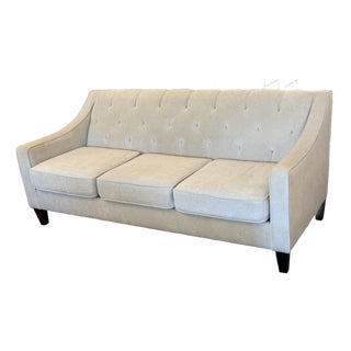 Macy's Chloe II Slope Arm Sofa For Sale