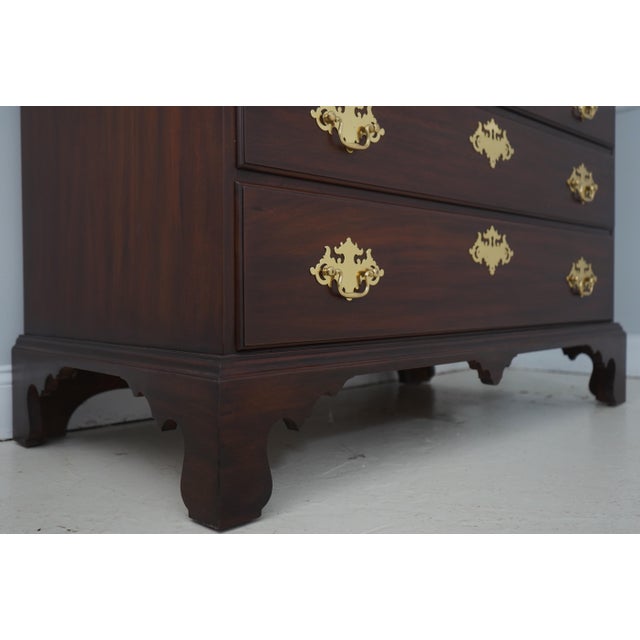 Henkel Harris Mahogany Spnea Perkins High Chest For Sale - Image 12 of 17