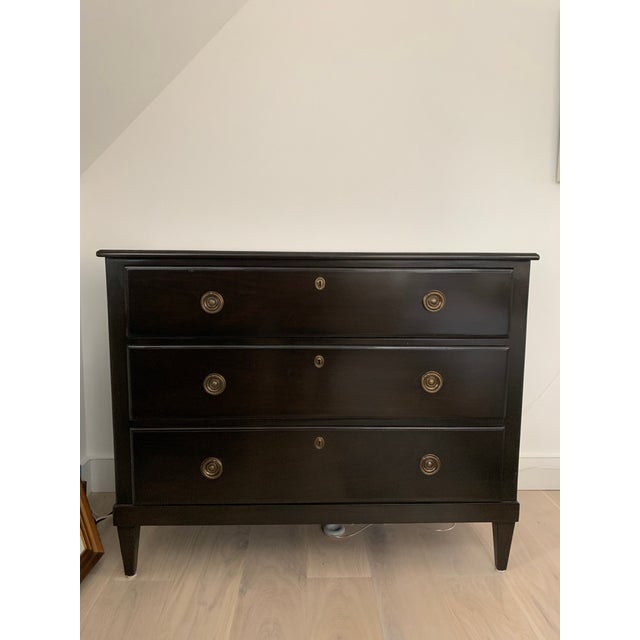 Adams 3 Drawer Dresser Black Chest Of Drawers Chairish