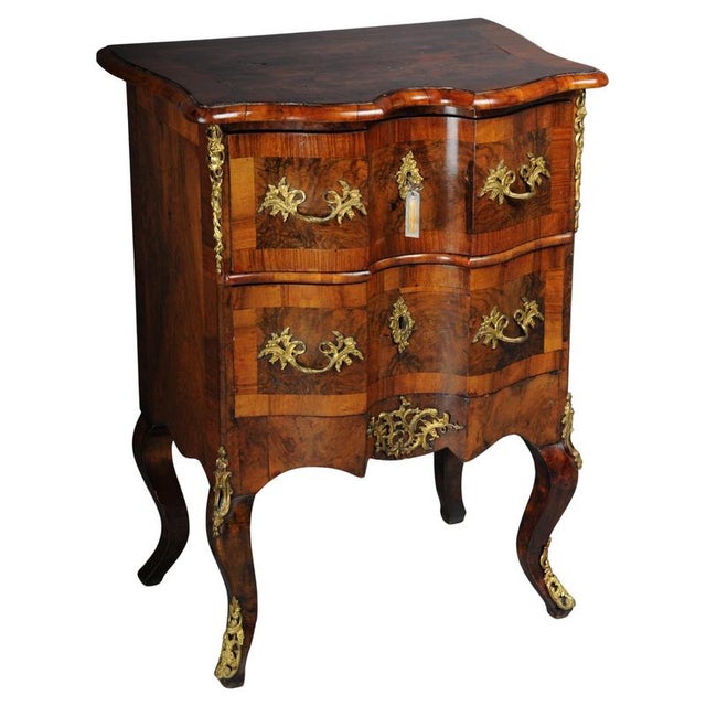Antique Chest of Drawers in Oak with Walnut Veneer, Dresden, 1870 For Sale - Image 17 of 17