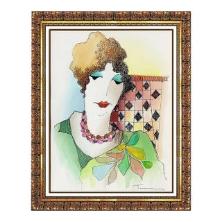 Late 20th Century Inner Reflection, Itzchak Tarkay For Sale