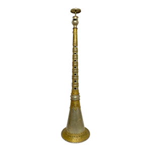 Antique Tibetan Gyaling Instrument 22.5" Rgya Gling Buddhist Ceremonial Decor