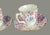English Vintage Crown Staffordshire Fine Bone China Floral Springtime Coffee Cups & Saucers Set- 4 Pieces For Sale - Image 3 of 6
