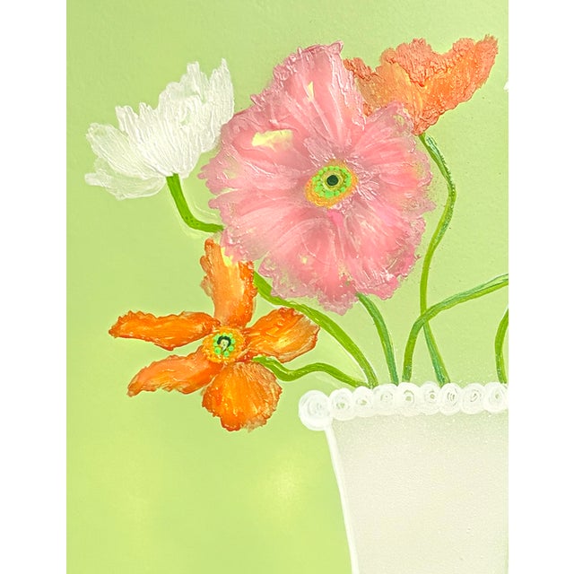 Summer Poppy Flowers is my contemporary interpretation of the classic floral still life, featuring delicate poppies...