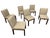 Elevate your dining room with this exceptional set of six Mid-Century Modern John Widdicomb dining chairs, crafted circa...