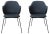 Set of Blue Jupiter Lassen Chairs by Lassen For Sale
