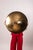 Gold Semi Ceiling Lamp by Bonderup and Thorup for Fog & Mørup, 1968, 1960s For Sale - Image 8 of 10
