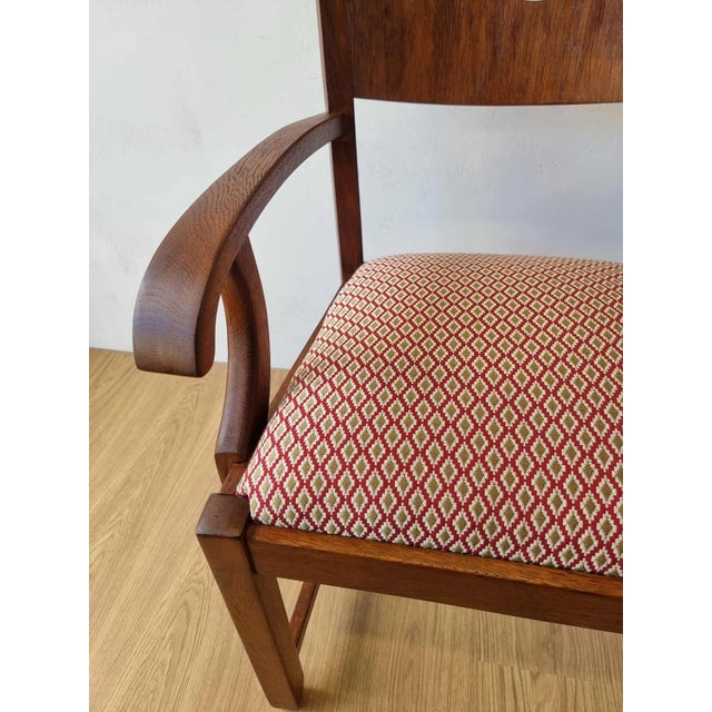 Oak Office Chair, 1950s For Sale - Image 18 of 18