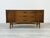 Mid-Century Modern Broyhill Sculptra Mid-Century Modern Walnut Credenza Lower Height / Tv Stand For Sale - Image 3 of 11