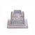 René Lalique 1912 Biches Inkwell on Undertray This inkwell on undertray measures: 6 wide x 6 deep x 4.25 inches high...
