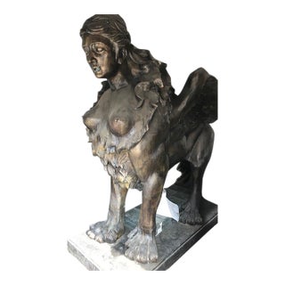 Life Size Statue Bronze Sphinx For Sale