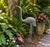 Vintage Cast Iron Crane Garden Statue For Sale - Image 12 of 12