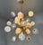 21st Century Opaline and Ombre Blush Murano Glass Sputnik Chandelier by Fabio LTD For Sale - Image 9 of 11