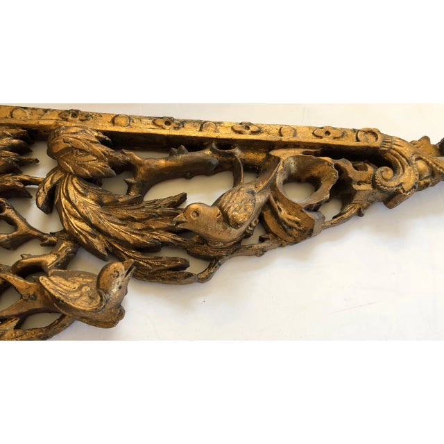 Old Chinese Gilt Wood Fragments, Pair For Sale - Image 9 of 11