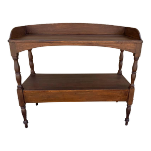 Antique 19th Century Georgian Style 2 Tier Washstand Side Table