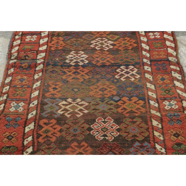 1900 - 1909 Antique Persian Geometric Wool Rug by Rug & Kilim, 1900-1919 For Sale - Image 5 of 8