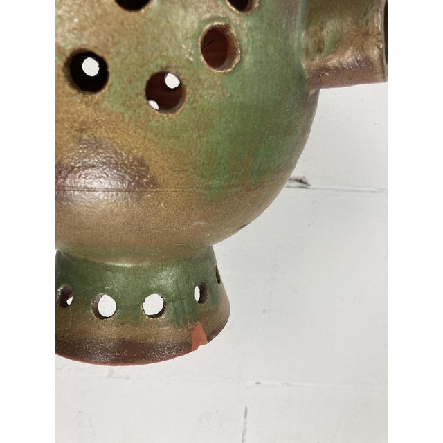 Brutalist Space Age Ceramic Pendant attributed to Mobach, Netherlands, 1960s For Sale - Image 18 of 18