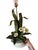 Mid-Century Modern 1960s Mid-Century Modern Tole Safran & Glucksman Floral Table Lamp and Scalloped Silk Shade - 38" Tall For Sale - Image 3 of 17