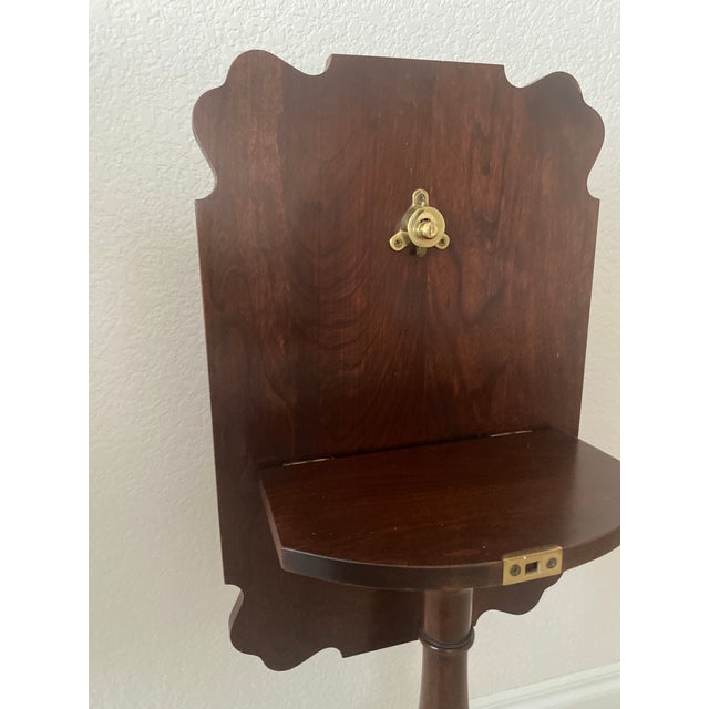 Late 20th Century Pennsylvania House Tilt-Top Candlestand Cherry Wood Table Excellent "Mint" Condition For Sale - Image 10 of 11