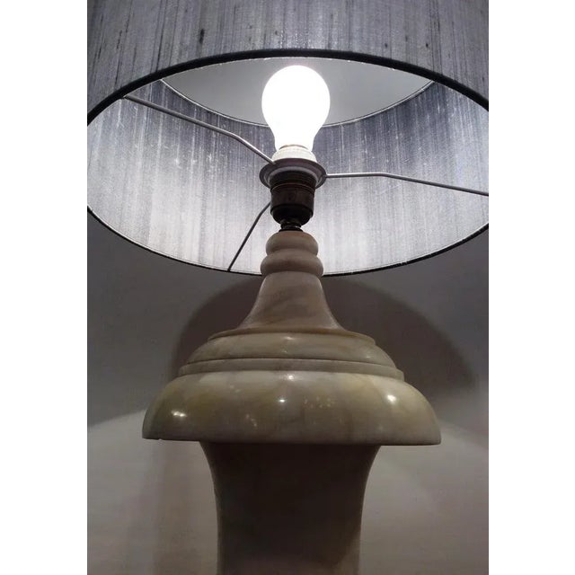 Stone Marble Table Lamps, 1950s, Set of 2 For Sale - Image 7 of 10