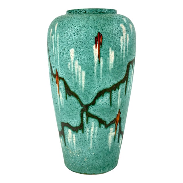 Fat Lava Ceramic Floor Vase from Scheurich Keramik, 1960s For Sale