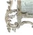 Chinese Chippendale Style Whitewashed Wall Mirror, Hand-Carved Wood For Sale - Image 4 of 9