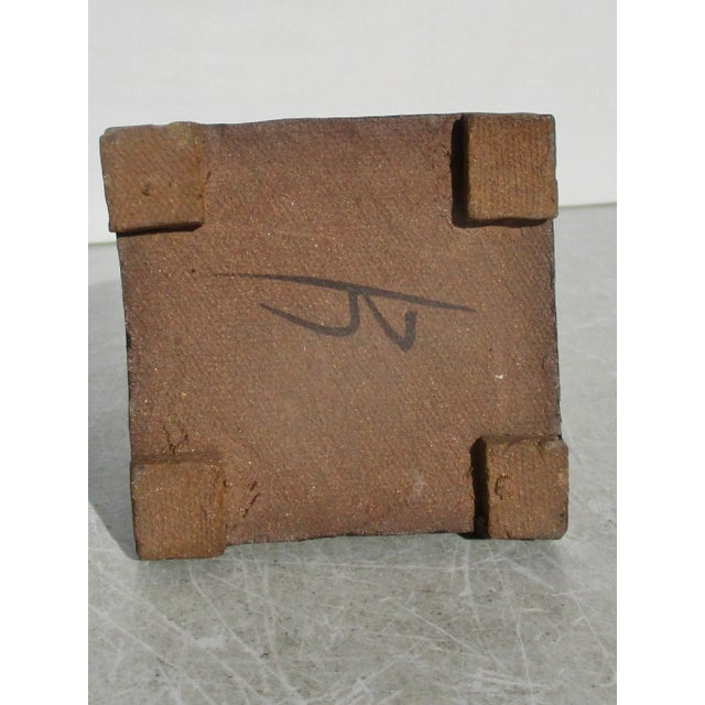 Japanese Modern Terra Cotta Vase For Sale In New York - Image 6 of 8