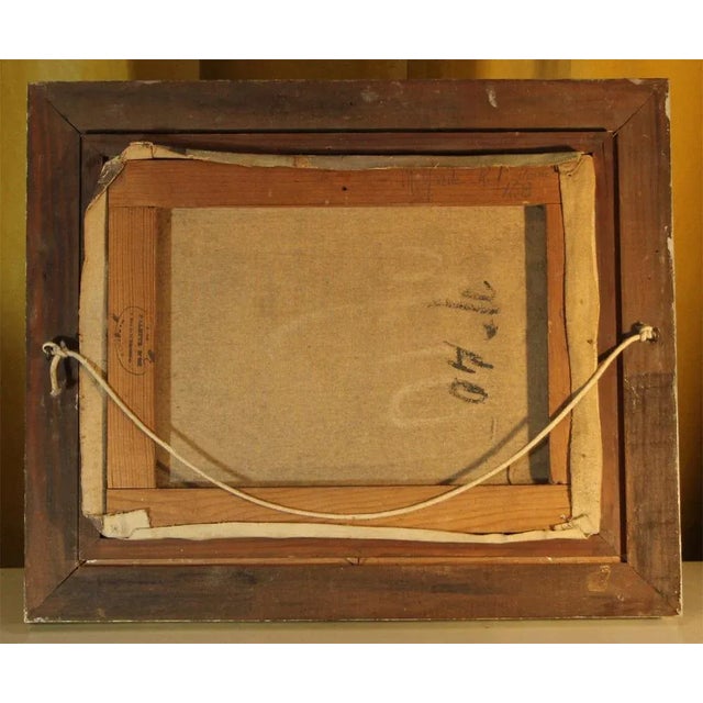 Michel Michaeli, Fish Market in Marseille, 1920s, Oil on Canvas, Framed For Sale - Image 7 of 10