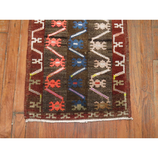 Mid 20th Century Turkish Konya Mat For Sale - Image 4 of 5