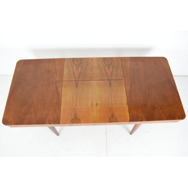 Art Deco Extendable Dining Table attributed to Jindrich Halabala, 1940s For Sale - Image 13 of 18