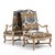 Wood Early French Louis XV Style Bergere Chairs Shell Apron Cerused Finish - Pair For Sale - Image 7 of 10