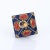 Vintage Lantern Charm Enamel Coral 18k Yellow Gold Large Pendant Estate Jewellery For Sale - Image 4 of 4