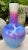 Magnificent Large Antique Chinese Vase features a stunning Flambe glaze in variegated shades of purple, pink & blue. A...