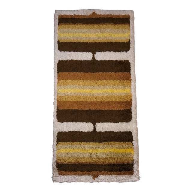 Mid-Century Modern German Rug from Schaeffler, 1970s For Sale